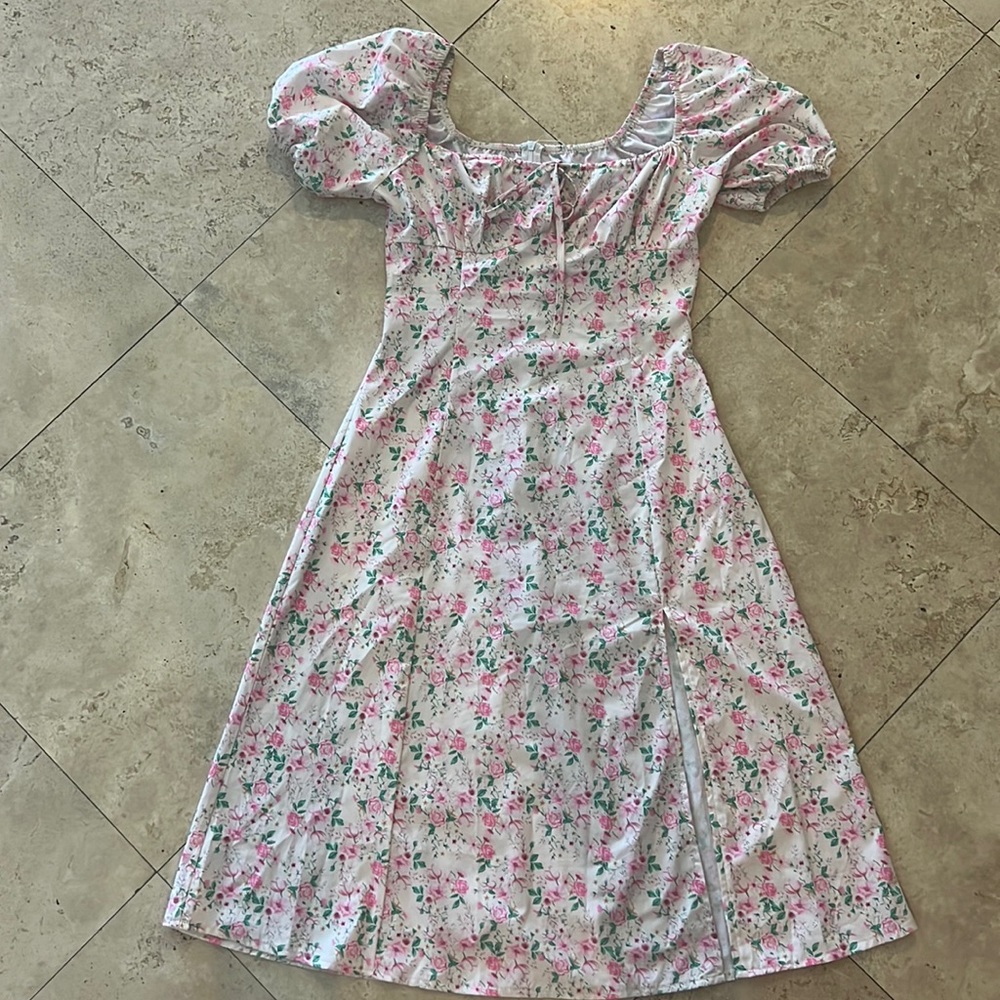 midi floral dress